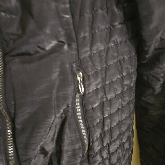 Spyder Black Quilted Snowboard Ski Full Zip Primaloft Jacket Size S - Picture 3 of 8